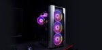 1st Player DX4 Black Mid Tower ATX Gaming Case 4 R1 Plus RGB Fan - Image 2
