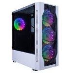 1st player DK-D4 with 4 ARGB Fans and Controller - White