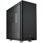 Corsair 275R Mid-Tower PC Case with Tempered Glass Panels (Black)