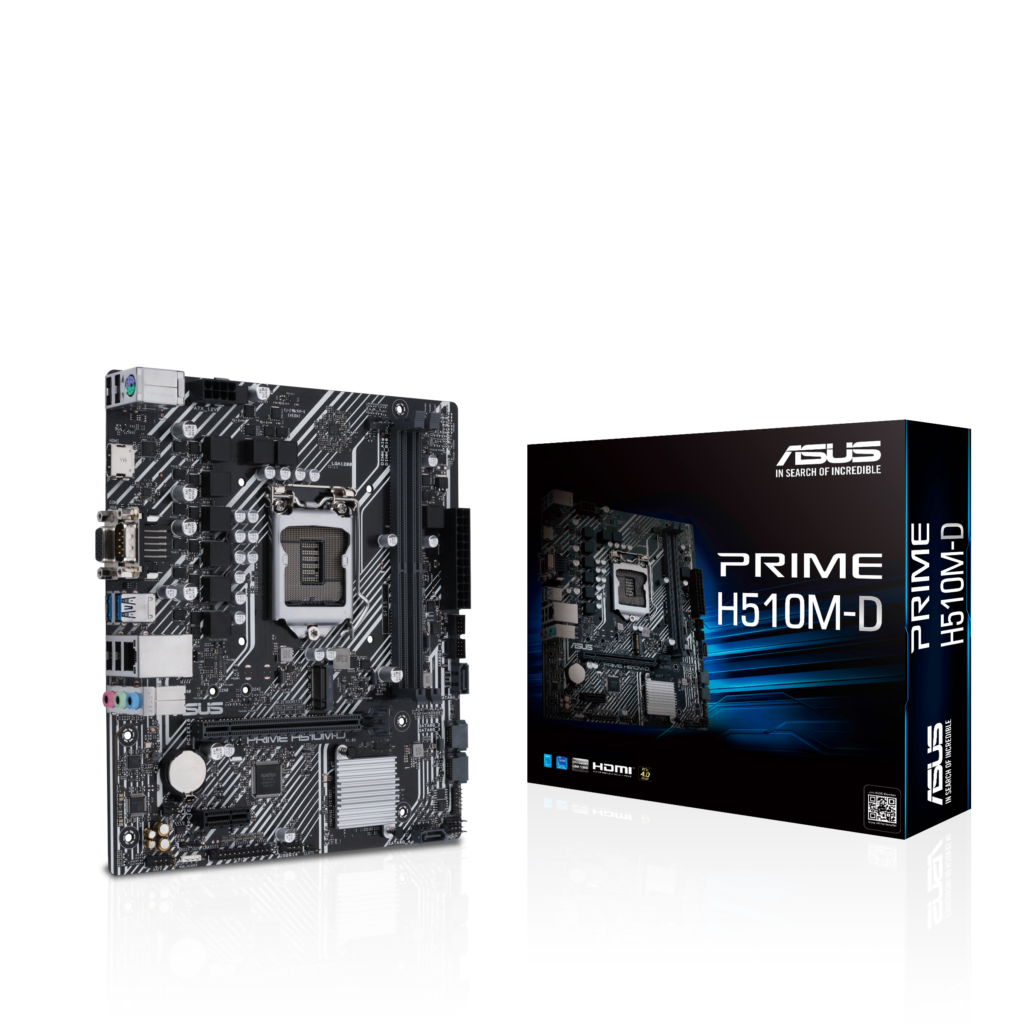 ASUS Intel PRIME H510M-D micro ATX MOTHERBOARD | Pollux PC Game Store