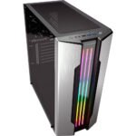 COUGAR Gemini S Silver Gaming Mid Tower Case with a Full-Sized Tempered Glass Cover and Integrated RGB Lighting - Image 3