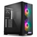 Lian Li Lancool 215 Mid-Tower Gaming PC Case with 2 x 200mm ARGB Fans and 1x120mm Fan (Black)(Free Shipping)