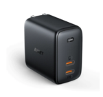 Aukey Omnia Duo 65W Dual-Port PD Charger with Dynamic Detect (PA-B4)