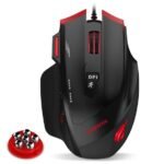 HAVIT GAMENOTE MS1005 RGB Gaming Mouse 7 Buttons and Metal Counter Adjustable Weights – 2400 DPI