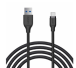 Aukey Braided Nylon USB 3.1 A to C Cable (6.6ft) (CB-AC2)