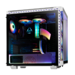 XPG BATTLECRUISER Super Mid-Tower 4 RGB Fans Tempered Glass Panel White Gaming Case - Image 2