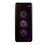 XPG DEFENDER PRO Mid-Tower 3 ARGB Fans Tempered Glass Side Panel Black Case