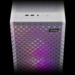 XPG DEFENDER PRO Mid-Tower 3 ARGB Fans Tempered Glass Side Panel White Case - Image 2