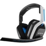 Astro Gaming A20 Wireless Headset Gen 2 for PlayStation 5, PlayStation 4, PC, Mac - White / Blue - Image 2