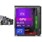 Game King Hunter Tempered Glass PC Casing With Front RGB Strip | Black - Image 2