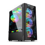 Game King Ice Drill | Front Prism-Metal Mesh Casing with Tempered Glass Side Panel | Black