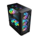 Game King Ice Drill | Front Prism-Metal Mesh Casing with Tempered Glass Side Panel | Black - Image 2