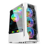 Game King Ice Drill | Front Prism-Metal Mesh Casing with Tempered Glass Side Panel | White
