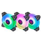 Game King UFO ARGB Fan Kit | 3x ARGB Fans With Molex Fan Hub And Remote Control - Image 2