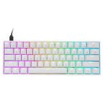Skyloong SK61 60% Mechanical Fully Programmable RGB Keyboard | ABS White | Yellow Switches