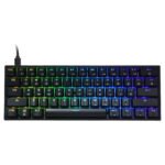 Skyloong SK61 60% Mechanical Fully Programmable RGB Keyboard | ABS Black | Brown Switches