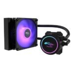 Thunder Bise 120mm All-In-One (AIO) Cooler | Black with RGB Fans and Block - Image 2