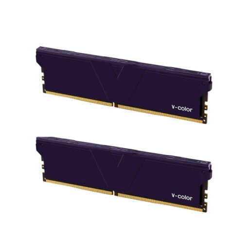 V-Color Skywalker Plus 16GB(8GBx2) DDR4 DRAM 3200MHz Memory Kit – Purple
