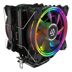ALSEYE H120D 6 Heatpipe Dual Fan Rainbow RGB CPU Cooler