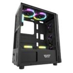 Aigo DarkFlash Pollux Acrylic ATX Gaming Case with 1 LED Fan - Image 2