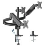 TWISTED MINDS PREMIUM COUNTERBALANCE TRIPLE MONITOR ARM WITH 3.0 USB PORT(17-27")