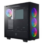 FSP CMT510 Plus Mid Tower Gaming Case with 3 Tempered Glass - Image 4