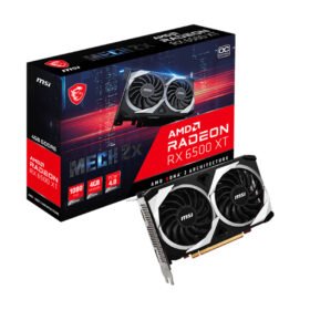MSI Radeon RX 6500 XT Mech 2X | 4GB GDDR6 64-Bit Graphics Card | Dual Fan