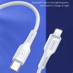USAMS CABLE TYPE-C TO LIGHTNING PD 1.2M BLACK MOQ:80 (SJ406USB01) - Image 3