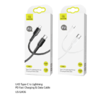 USAMS CABLE TYPE-C TO LIGHTNING PD 1.2M BLACK MOQ:80 (SJ406USB01) - Image 4