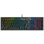 Corsair K60 RGB PRO Mechanical Gaming Keyboard — CHERRY VIOLA — Black