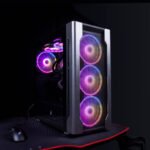 1st player DX (Silver) With 4 Fans 230mm Wide Body E-ATX Support Gaming Case - Image 2