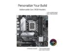 ASUS PRIME B660M-A D4 LGA 1700 (Intel 12th Gen) mATX Motherboard (PCIe 4.0, DDR4, 2xM.2 slots, 1Gb LAN, DP, 2 x HDMI, rear USB 3.2 Gen 2, front USB 3.2 Gen 1 Type-C, Aura Sync) - Image 2