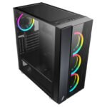 1st Player B7E Black. Sir Series With Cooling Kit & 1 RGB Fan Gaming Case - Image 2