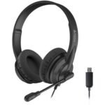 A4Tech HU-10 USB Headset - Black - Image 2
