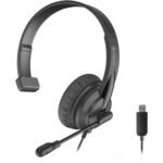 A4Tech HU-11 Mono Headset USB | Black - Image 2