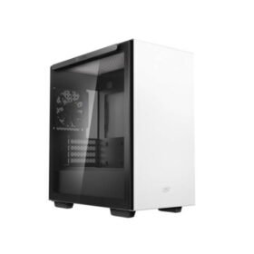 Deepcool MACUBE 110 Tempered Glass Mini Tower Micro-ATX Case – White