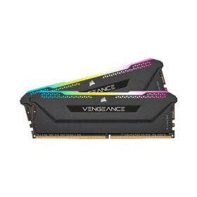 Corsair VENGEANCE RGB PRO SL 16GB (2x8GB) DDR4 DRAM 3600MHz C18 Memory Kit – Black