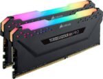 CORSAIR Vengeance RGB PRO 16GB (2x8GB) DDR4 3200MHz C16 LED Desktop Memory – Black - Image 2