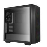 DeepCool CG560 Airflow Full Tower PC Casing | 3x ARGB + 1x Non RGB 120mm Fans Pre-Installed | Black - Image 5