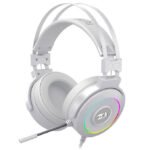 REDRAGON H320 LAMIA 2 WHITE RGB 7.1 GAMING HEADSET WITH STAND