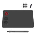 VEIKK A15 10″x6″ Graphic Pen Tablet (Red)