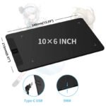 VEIKK VK1060 Drawing Tablet 10 x 6 Inch Graphics Tablet - Image 3
