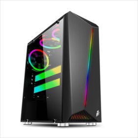 1st player R3(Black) Rainbow ATX Mid-Tower Gaming Case(free shipping)