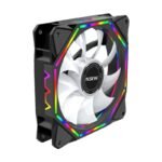 ALSEYE O12 Dual Glow 120mm Uni-ARGB Fan | Black | 5x Fan Kit - Image 2