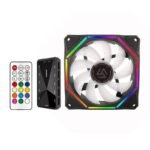 ALSEYE O12 Dual Glow 120mm Uni-ARGB Fan | Black | 5x Fan Kit - Image 3
