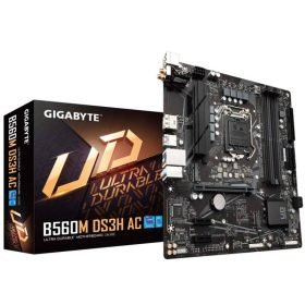 Gigabyte B560M DS3H AC Intel® 11th Generation LGA1200 m-ATX Motherboard | Dual Band WiFi