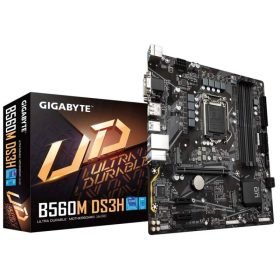 Gigabyte B560M DS3H Intel® 11th Generation LGA1200 m-ATX Motherboard | RGB Fusion 2.0
