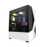 1st Player F3A White With 3 F1-3 Pin RGB Fans Gaming Case - Image 2
