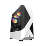 1st Player F3A White With 3 F1-3 Pin RGB Fans Gaming Case