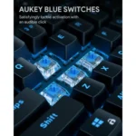 AUKEY KMG14 Mechanical Keyboard Compact 87Key with Gaming Software - Image 3